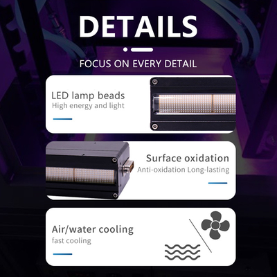 Hệ thống bảo dưỡng đèn LED UV có thể tùy chỉnh cho máy dán nhãn Flexo