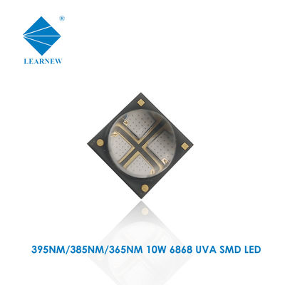 Dòng sản phẩm đóng gói có tuổi thọ cao Chip LED UV 385nm 4000-4500mW 6868 UVA