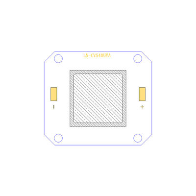 Chip LED UV 20W 395nm mật độ cao 10500-12400mW 4046 để chữa bệnh