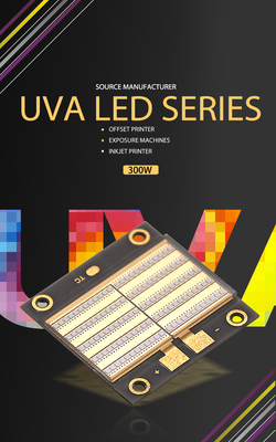 Mật độ cao 200W 34-38V 385nm dẫn uv cho Hệ thống máy đóng rắn UV LED
