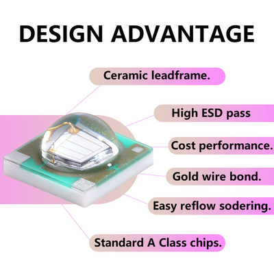 3W HIGH POWER 3535 Kích thước Shenzhen sản xuất 280LM White Color LED Chip cho Đèn sân khấu Đèn thành phố