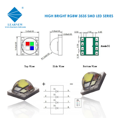 4W Công suất cao 3535 SMD LED Chip RGBW Cho Đèn sân khấu Ánh sáng thành phố Ánh sáng cảnh quan LED