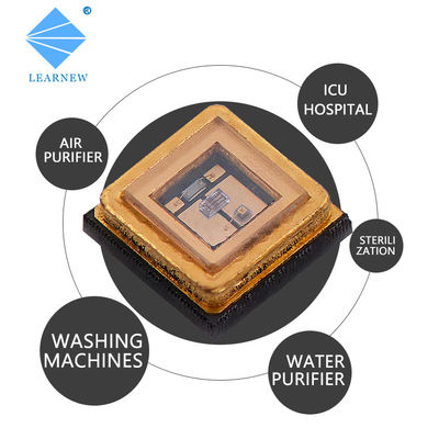 CE chứng nhận 270nm 265nm 275nm UVC LED Chip với Quartz Glass Lens cho máy lọc nước
