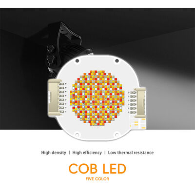 Chip LED 2100W công suất cao 8598 RGBCW COB với góc nhìn 120 ° và điện áp đầu vào 80-86V cho ánh sáng sân khấu và ảnh