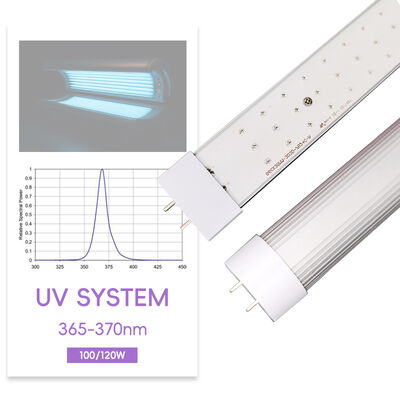 Ánh sáng lão hóa tia cực tím công suất cao 120W 365nm UVA UVB UV LED Tube CE ROHS được chứng nhận 2 năm bảo hành cho Phòng thử nghiệm lão hóa nhanh UV