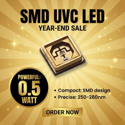 Các chip UV LED được tối ưu hóa để cung cấp ánh sáng cực tím được sử dụng trong in ấn khắc khô và thiết bị khoa học
