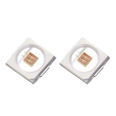 300mA 680nm SMD LED Chip 3.0 * 3.0mm SMD LED Diode Bề mặt hình cầu Silica
