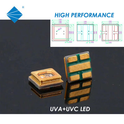 3.5 * 3.5mm Mini SMD LED 3-5mw 0.5w SMD UVC LED để khử trùng bề mặt