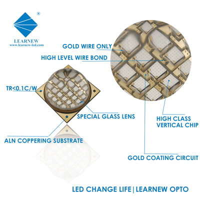 1616 UVA LED chip hiệu quả cao 100w 48-54v 365nm 385nm 395nm 60-90deg Cho máy in 3d