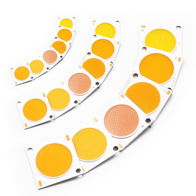 High Cri 1414 2828 3838 4046 6500k 36v Cob Led Chips Hạt nhôm đồng nền cho mật độ cao