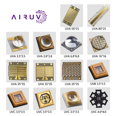 Máy in 3D 3535 3838 6868 UVA 10W 50W 100W 200W 300W Chip LED UV 365nm 385nm