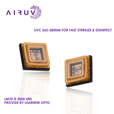 Công suất quang 35mw UVC LED Chip 150ma 200ma 254nm 2W LED Diode