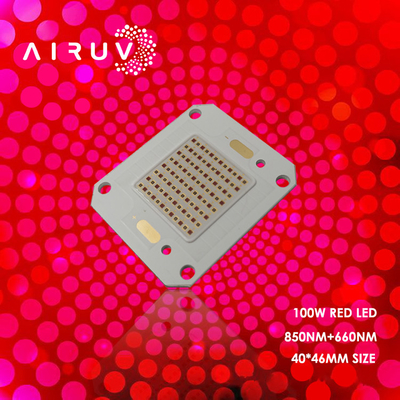 Nhà máy Shenzhen 3535 4046 kích thước 100w 660nm 150w HIGH POWER IR LED COB Chip cho bảo vệ da Thực tế ảo