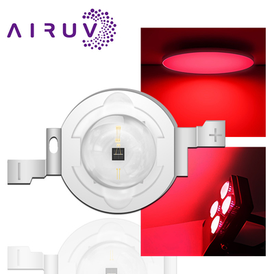 2w màu đỏ SMD LED Chip 620nm 630nm cho đèn LED Grow Light / Plant Light