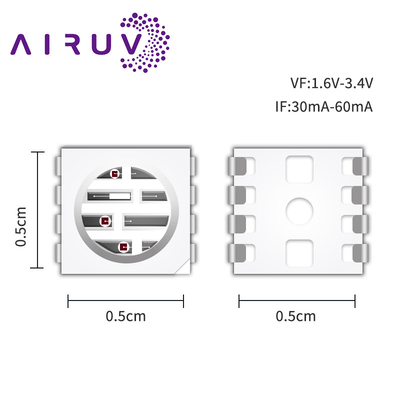 SMD5050PIR2 SERIES Chip công suất cao 0.3w 585-595nm 840-850nm 80-100mW Cho Máy ảnh Và in 3D