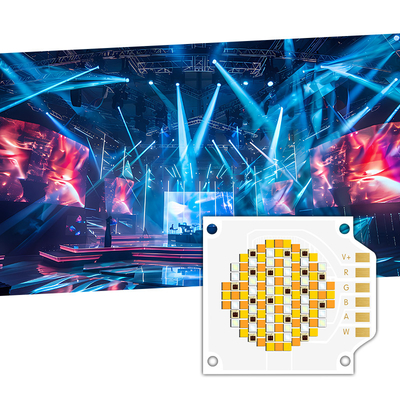250W VF 24-26V 5 màu RGBCW COB LED Chip với CRI cao 90RA cho ánh sáng sân khấu