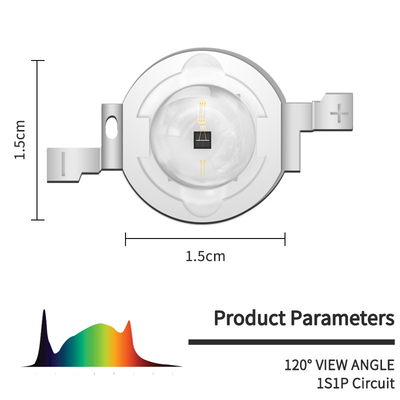 Năng lượng cao 2w Infrared Diode Chip Emitter 940nm Năng lượng quang học 950-1100mW VF 2.0-2.4V
