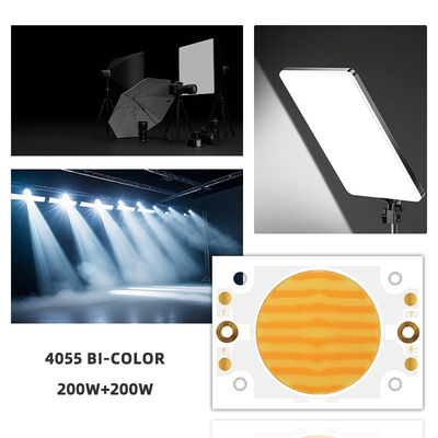 Tùy chỉnh 200w 4055 Dual Color Cob Led với 200W 200W Power và trắng 2600k 6500k