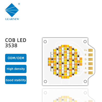 90 LM / W 350W Năm màu COB LED Chip 620nm/460nm/520nm/2700K/6500K Emit Kích thước 26mm CRI 95 góc nhìn 120 CCT