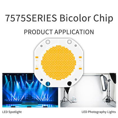 600w + 600w Chip LED Cob màu kép 7575 Khả năng tắt 2700-6500k 54v 60v Cho ánh sáng nhiếp ảnh