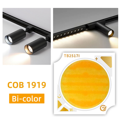 18W 24W 25W 30W Bi Color COB LED 1919 Series với TOT SIZE 19x19MM và CCT 2800K/6500K