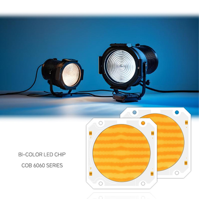 Chip LED hai màu 6060 300W * 2 100-120Lm / W CCT kép 2700K 6500K Cho đèn video