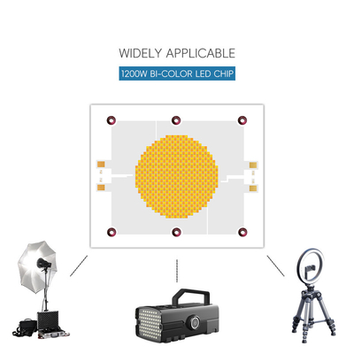 2700K 6500K Đèn quang quang LED màu kép cao năng lượng COB 1200W COB