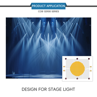 Chip LED hiệu quả cao 120100 Kích thước 2700k 6500k 1200w Flip Chip COB đèn LED hạt cho ánh sáng nhiếp ảnh