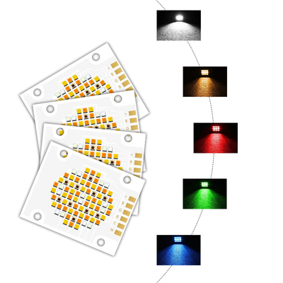 RGBWC Năm màu 180W CRI cao 95 LED COB Chip 40X50MM LED Chip cho đèn sân khấu / đèn flash / đèn chụp ảnh