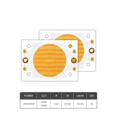 LED COB Chip 200W VF 45V LED Beads DIY Toàn phổ tùy chỉnh