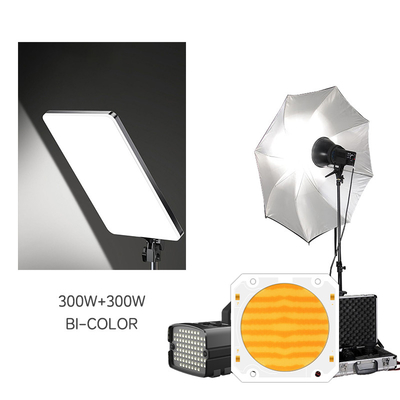 60 * 60 195-205V 300W 300W Đèn LED CCT kép COB 200W 200W Bi Color COB LED Chip với 90LM / W và CCT 620nm/460nm/520nm/2700K/6500K