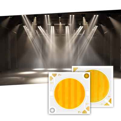 2424 Bicolor COB LED CCT 2700k đến 6500k CRI95 cao COB LED Chip Reflector Shape R21mm 40W+40W 100-110lm/w 1.1A 36-38V Đèn COB