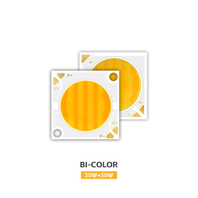 Chip LED COB 2800k / 6500k CCT CRI cao RA95 Chips LED COB R21mm 40W+40W 100-110lm/w 1.1A 36-38V cho đèn sân khấu
