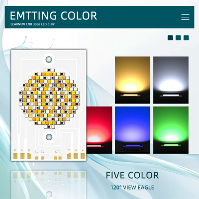 COB 3856 300w CCT 620nm/460nm/520nm/2700K /6500K Màu sắc COB đèn chip LED Beads Diodes cho đèn nhiếp ảnh