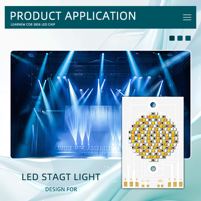 COB 3856 300w CCT 620nm/460nm/520nm/2700K /6500K Màu sắc COB đèn chip LED Beads Diodes cho đèn nhiếp ảnh