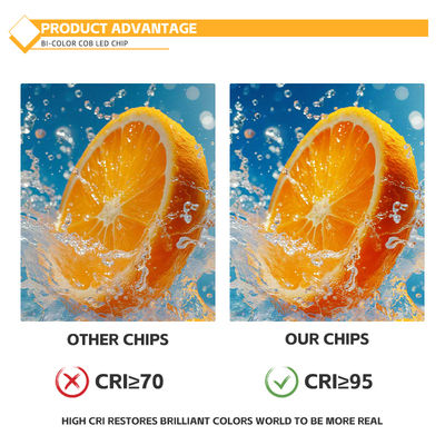 Đồ vật liệu nhôm tùy chỉnh chip COB 2424 màu trắng xanh lá cây đỏ & xanh lá cây độ sáng cao Trung Quốc Factory