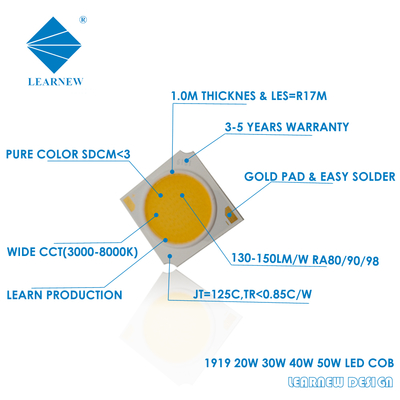Chip LED COB 35-50W 1919 Series 2700-6500K CRI cao 95