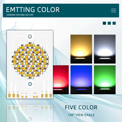 300W 500W COB LED Chip 110LM/W RGBCW cho đèn chụp ảnh