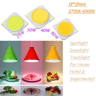 50W 24V COB LED Chip 19x19mm Ra95 for Indoor Lighting