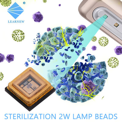 CE chứng nhận 270nm 265nm 275nm UVC LED Chip với Quartz Glass Lens cho máy lọc nước