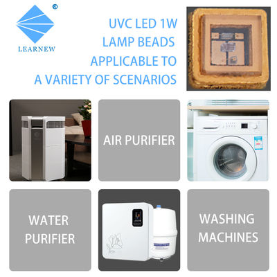 CE chứng nhận 270nm 265nm 275nm UVC LED Chip với Quartz Glass Lens cho máy lọc nước