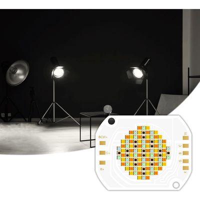 Chip LED COB 350W 2700K-6500K RGBCW Đa sắc có thể điều chỉnh với Góc nhìn 120° cho Đèn Sân khấu & Chụp ảnh