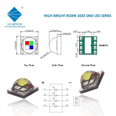 Chip LED 3535 Công Suất Cao với Bảo Hành 2 Năm, Kích Thước 3.5*3.5mm và Dòng Điện 350mA cho Ánh Sáng Vượt Trội