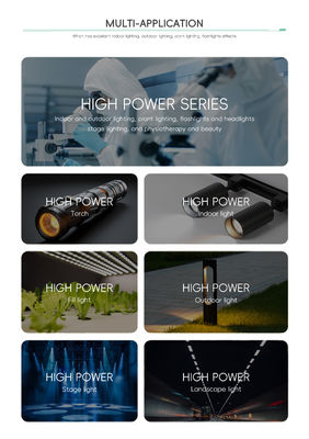 Chip LED công suất cao SMD 5050/3535 với Bảo hành 2 năm, CRI 70/80 và 10000 giờ hoạt động