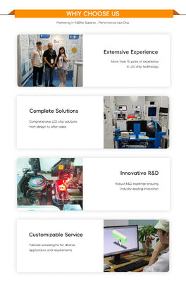 Chiếc chip LED cao cấp thương mại 2100W RGBCW COB LED 80 * 98MM với bảo hành 3 năm cho ánh sáng chụp ảnh