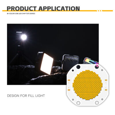 600W + 600W BICOLOR COB LED CHIP CCT COB 7575 SERIES Có thể điều chỉnh COB LED Chip Đèn nhiếp ảnh Màu trắng có thể tắt CRI95 10A