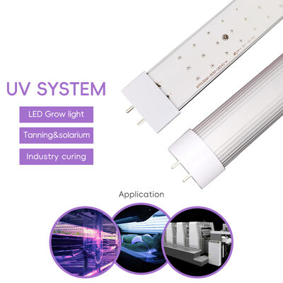 1.5M UV LED Tube 365nm 370nm 100W 120W UV Tube Lamp Y tế 1.7M AC Thiết kế nắng mặt BED UV LED Phototherapy Solution Expert