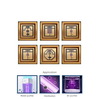 UV Led 270nm 3838 254nm UV LED Sức mạnh cao UV UVC LED UV-C LED 265nm UVC LED 270nm UV-C LED 1W 3W