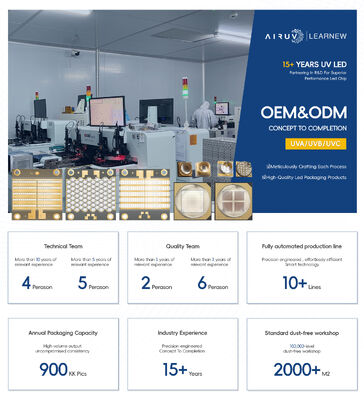 Diode LED UV 5W-7W 55mil SMD3838 Công suất cao 365nm 385nm 395nm 405nm Chip UVLED Sấy UV