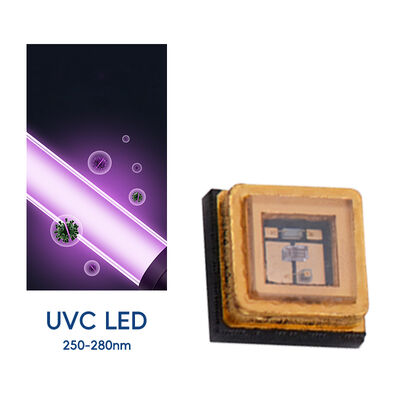 UV UVC 3535 Gói 265nm SMD Hiệu suất cao SMD 100mA 150mA UVC LED Diode 1W 255nm 275nm Diệt khuẩn Nước Không Khí